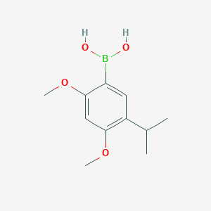 molecular formula C11H17BO4 B13990828 (5-Isopropyl-2,4-dimethoxyphenyl)boronic acid 