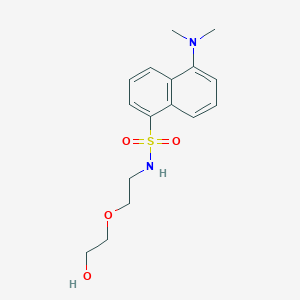 molecular formula C16H22N2O4S B1399085 Dansyl 2-(2-aminoethoxy)ethanol CAS No. 113850-25-2