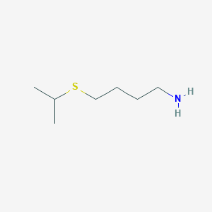 molecular formula C7H17NS B1399099 4-Isopropylsulfanyl-butylamine CAS No. 1183033-18-2