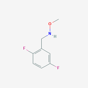 molecular formula C8H9F2NO B1399100 [(2,5-Difluorophenyl)methyl](methoxy)amine CAS No. 1522761-63-2