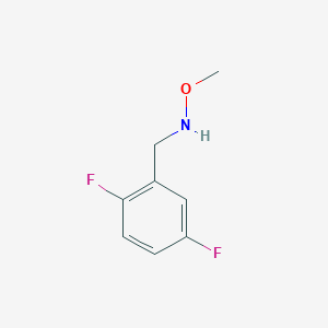 molecular formula C8H9F2NO B1399100 N-(2,5-Difluorobenzyl)-O-methyl-hydroxylamine CAS No. 1522761-63-2