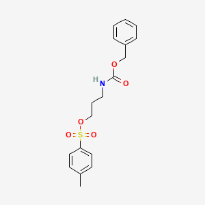 molecular formula C18H21NO5S B13991004 3-(((Benzyloxy)carbonyl)amino)propyl 4-methylbenzenesulfonate CAS No. 68076-37-9