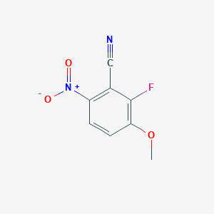 molecular formula C8H5FN2O3 B13991014 2-Fluoro-3-methoxy-6-nitrobenzonitrile 