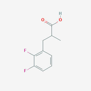 molecular formula C10H10F2O2 B1399108 3-(2,3-Difluorophenyl)-2-methylpropanoic acid CAS No. 1250203-60-1