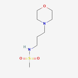 molecular formula C8H18N2O3S B13991080 N-(3-morpholinopropyl)methanesulfonamide CAS No. 88334-78-5