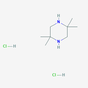 molecular formula C8H20Cl2N2 B1399123 2,2,5,5-Tetramethylpiperazine dihydrochloride CAS No. 858851-27-1