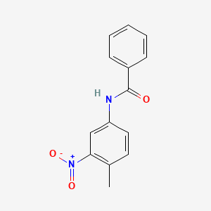 molecular formula C14H12N2O3 B13991295 N-(4-methyl-3-nitrophenyl)benzamide CAS No. 6334-82-3