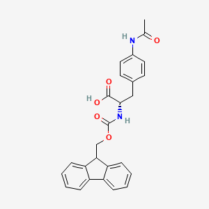 (S)-2-((((9H-Fluoren-9-yl)methoxy)carbonyl)amino)-3-(4-acetamidophenyl)propanoic acid