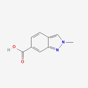 molecular formula C9H8N2O2 B1399135 2-METHYLINDAZOLE-6-CARBOXYLIC ACID CAS No. 1031417-46-5