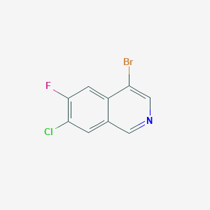 4-Bromo-7-chloro-6-fluoroisoquinoline