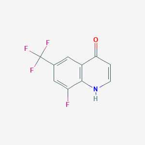 molecular formula C10H5F4NO B1399137 8-fluoro-6-(trifluoromethyl)quinolin-4(1H)-one CAS No. 1065092-47-8