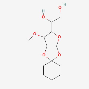molecular formula C13H22O6 B13991445 1,2-O-Cyclohexylidene-3-O-methyl-a-D-glucofuranose 