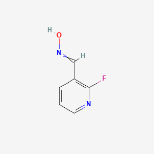 molecular formula C6H5FN2O B13991459 N-[(2-fluoropyridin-3-yl)methylidene]hydroxylamine 