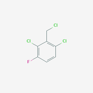 molecular formula C7H4Cl3F B1399149 2,6-Dichloro-3-fluorobenzyl chloride CAS No. 1806354-44-8