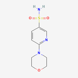 molecular formula C9H13N3O3S B1399150 6-吗啉基吡啶-3-磺酰胺 CAS No. 90648-77-4