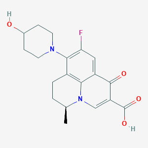 molecular formula C19H21FN2O4 B139917 Levonadifloxacin CAS No. 154357-42-3