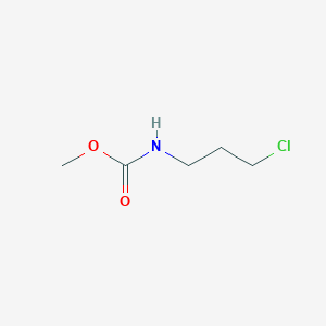 molecular formula C5H10ClNO2 B13991815 Methyl (3-chloropropyl)carbamate CAS No. 63656-12-2