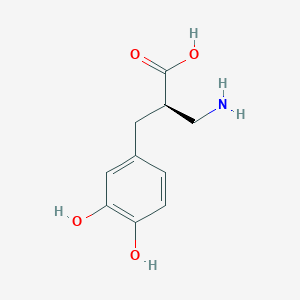 molecular formula C10H13NO4 B13991853 (r)-3-Amino-2-(3,4-dihydroxybenzyl)propanoic acid 