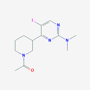 1-(3-(2-(Dimethylamino)-5-iodopyrimidin-4-yl)piperidin-1-yl)ethanone