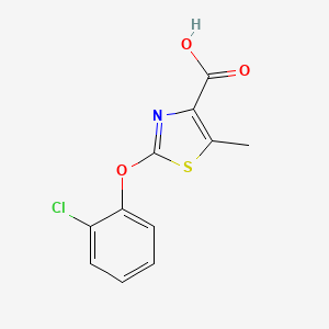 2-(2-Chlorophenoxy)-5-methylthiazole-4-carboxylic acid