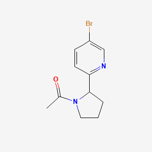 1-(2-(5-Bromopyridin-2-yl)pyrrolidin-1-yl)ethanone