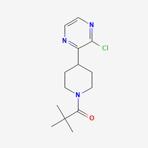 1-(4-(3-Chloropyrazin-2-yl)piperidin-1-yl)-2,2-dimethylpropan-1-one