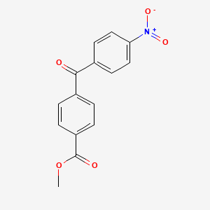 molecular formula C15H11NO5 B13992144 Methyl 4-[(4-nitrophenyl)carbonyl]benzoate 