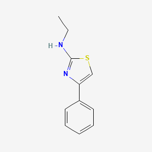 molecular formula C11H12N2S B13992165 N-Ethyl-4-phenylthiazol-2-amine 
