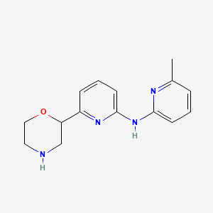 (6-Methyl-pyridin-2-yl)-(6-morpholin-2-yl-pyridin-2-yl)-amine