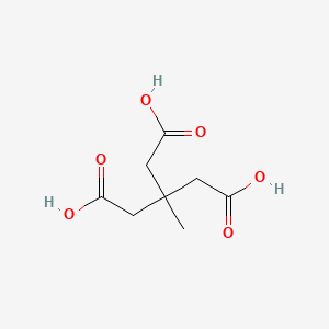 molecular formula C8H12O6 B13992278 3-(Carboxymethyl)-3-methylpentanedioic acid CAS No. 85963-71-9