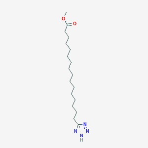 molecular formula C18H34N4O2 B13992543 methyl 16-(2H-tetrazol-5-yl)hexadecanoate 