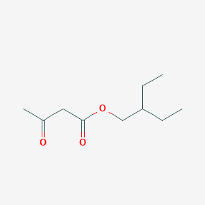 molecular formula C10H18O3 B13992612 2-Ethylbutyl 3-oxobutanoate CAS No. 13562-88-4