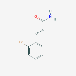 molecular formula C9H8BrNO B13992619 3-(2-Bromophenyl)prop-2-enamide CAS No. 83790-83-4