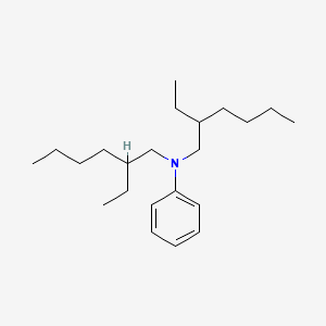 molecular formula C22H39N B13992788 N,N-Bis(2-ethylhexyl)aniline CAS No. 138374-55-7