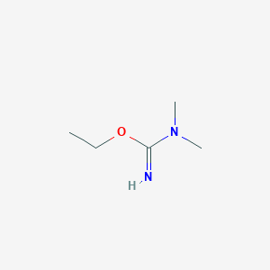 molecular formula C5H12N2O B13992803 ethyl N,N-dimethylcarbamimidate CAS No. 90914-59-3
