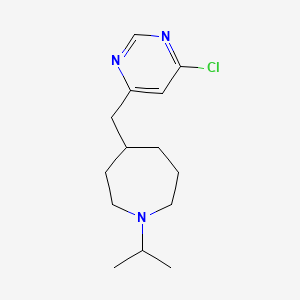 4-((6-Chloropyrimidin-4-yl)methyl)-1-isopropylazepane