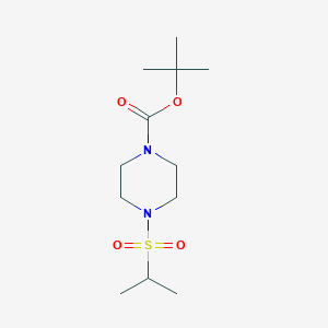 molecular formula C12H24N2O4S B13992896 Tert-butyl4-(isopropylsulfonyl)piperazine-1-carboxylate 