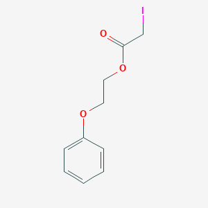 molecular formula C10H11IO3 B13992904 2-Phenoxyethyl iodoacetate CAS No. 5437-00-3