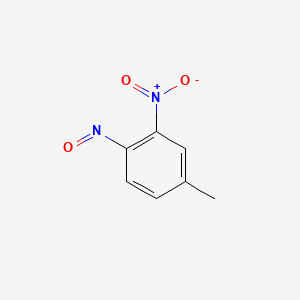molecular formula C7H6N2O3 B13992906 Benzene, 4-methyl-2-nitro-1-nitroso- CAS No. 6971-33-1