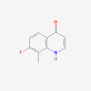 molecular formula C10H8FNO B1399294 7-fluoro-8-methylquinolin-4(1H)-one CAS No. 1065092-79-6