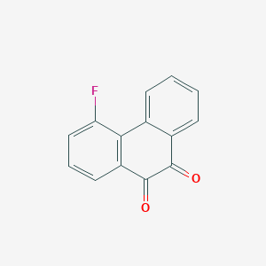 molecular formula C14H7FO2 B13993031 4-Fluorophenanthrene-9,10-dione CAS No. 5950-81-2