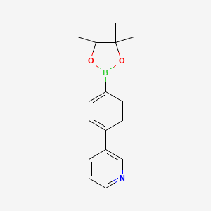 molecular formula C17H20BNO2 B1399306 4-(3-Pyridinyl)phenylboronic acid pinacol ester CAS No. 929203-04-3
