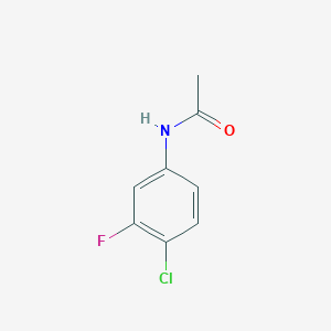 molecular formula C8H7ClFNO B13993067 N-(4-chloro-3-fluorophenyl)acetamide CAS No. 351-31-5