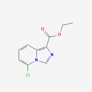 molecular formula C10H9ClN2O2 B1399308 Ethyl 5-chloroimidazo[1,5-a]pyridine-1-carboxylate CAS No. 885271-54-5