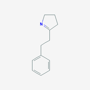 molecular formula C12H15N B139932 2-苯乙基-1-吡咯啉 CAS No. 106366-23-8
