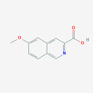 molecular formula C11H9NO3 B1399321 6-甲氧基异喹啉-3-羧酸 CAS No. 224321-69-1