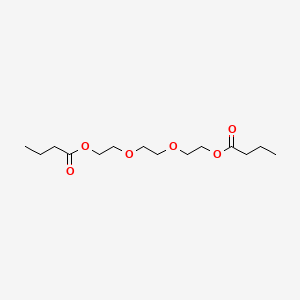 molecular formula C14H26O6 B13993215 2-[2-(2-Butanoyloxyethoxy)ethoxy]ethyl butanoate CAS No. 26962-26-5
