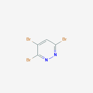 molecular formula C4HBr3N2 B1399322 3,4,6-Tribromopyridazine CAS No. 55928-86-4