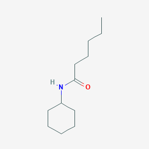 molecular formula C12H23NO B13993247 Hexanamide, N-cyclohexyl CAS No. 10264-27-4