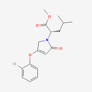 (S)-methyl 2-(4-(2-chlorophenoxy)-2-oxo-2,5-dihydro-1H-pyrrol-1-yl)-4-methylpentanoate